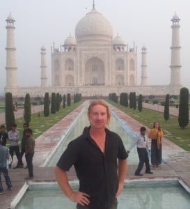 Matt at the Taj Mahal