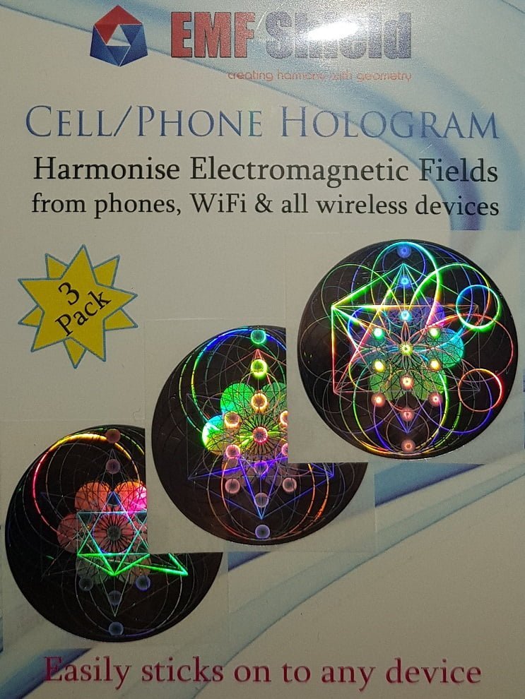 EMF Shield Hologram 3-pack