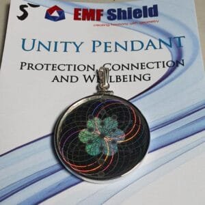 EMF Shield Sterling Silver Pendant - Cosmetic imperfection