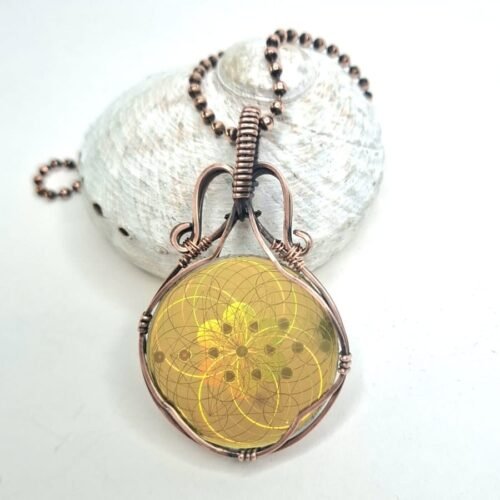 EMF Shield copper pendant