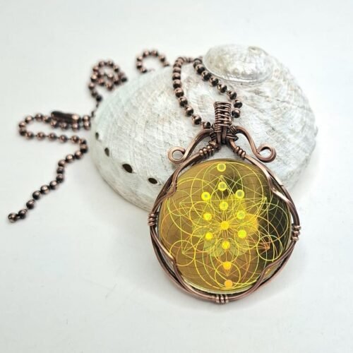 EMF Shield copper pendant
