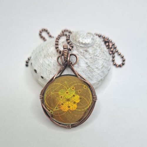 EMF Shield copper pendant