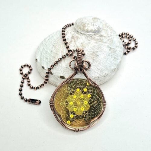 EMF Shield copper pendant